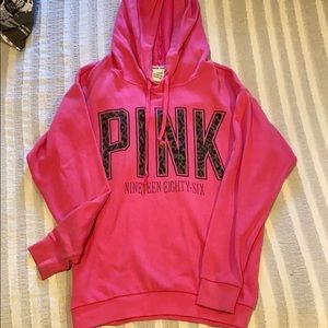 PINK pull over hoodie